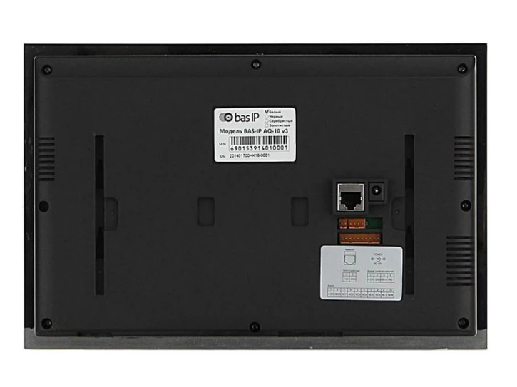 IP відеодомофон Bas-IP AQ-10 B V3 Black фото 3
