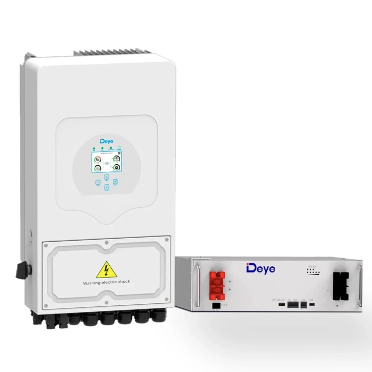 Система зберігання енергії Deye SUN-6K-SG03LP1-EU-1DE5.12K-LFP 6000W 5.12kh 1BAT LiFePO4 6000 циклів (SUN-6K-SG03LP1-EU-1DE5.12)