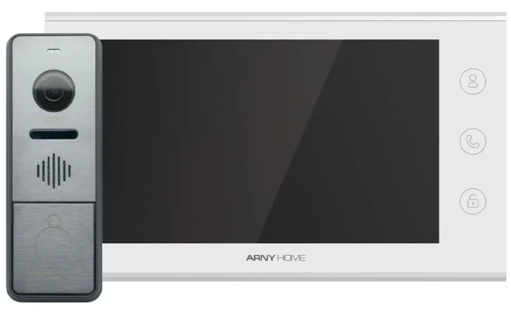 Комплект видеодомофона Arny AVD-7342A White/Graphite