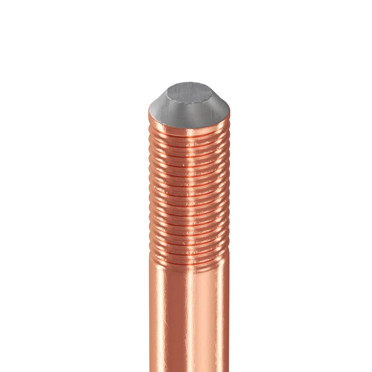 Стержень різьбовий обміднений Leo Lightman D17,2 Brown фото 2