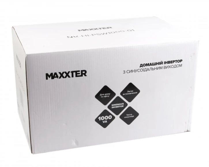 ДБЖ Maxxter MX-HI-PSW1000-01 Black фото 5