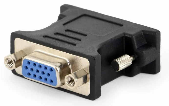 Адаптер Cablexpert 24-pin DVI-I (m) to 15-pin SVGA (f) (A-DVI-VGA-BK)