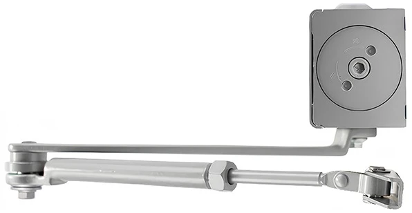 Доводчик дверной Cisa C1611.05.0.97 Professional Plus2 BC STD HO с фиксацией до 120 кг серый (37925) фото 3