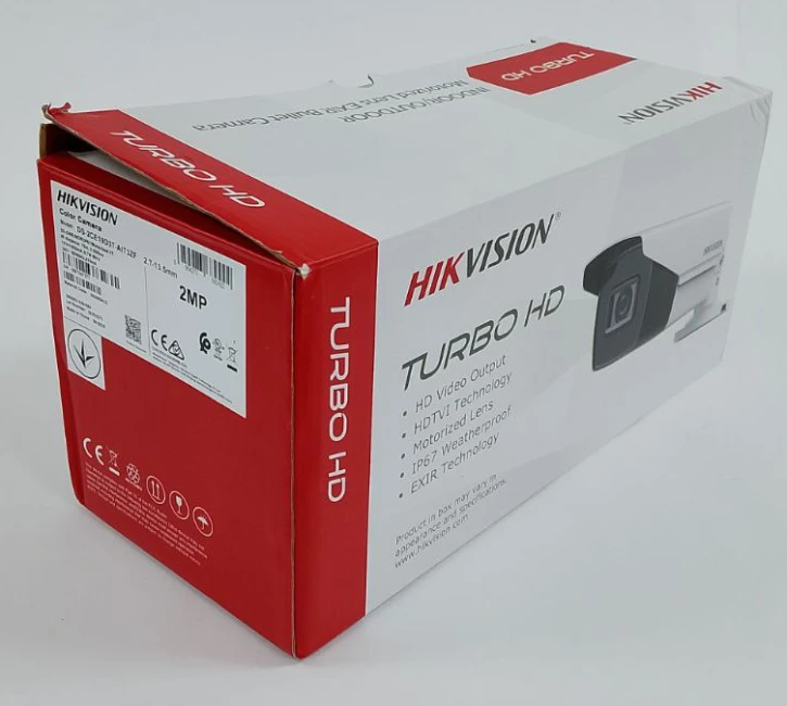 (Уцінка) Відеокамера Hikvision DS-2CE19D3T-AIT3ZF (2.7-13.5) White фото 2