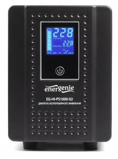 ДБЖ EnerGenie EG-HI-PS1000-02 Black фото 2