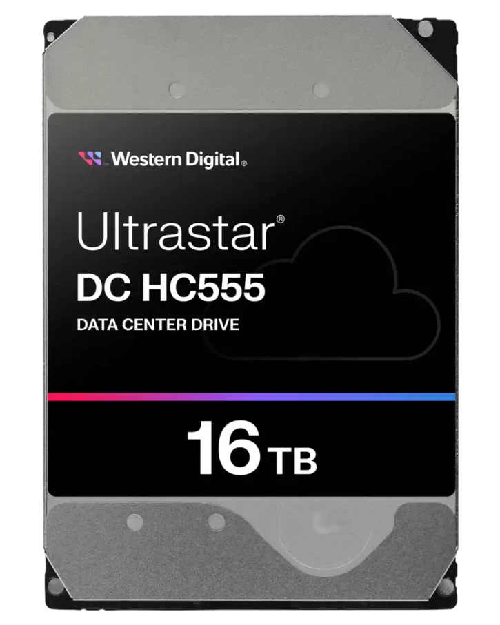 Жорсткий диск Western Digital Ultrastar HC555 16 ТБ (WUH722016CLE6L4) фото 2