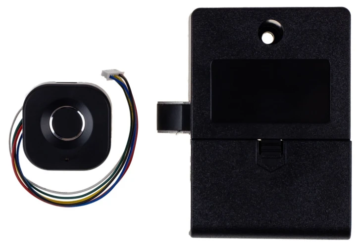 Мебельный биометрический замок SEVEN LOCK F-08 Black (F08) фото 2