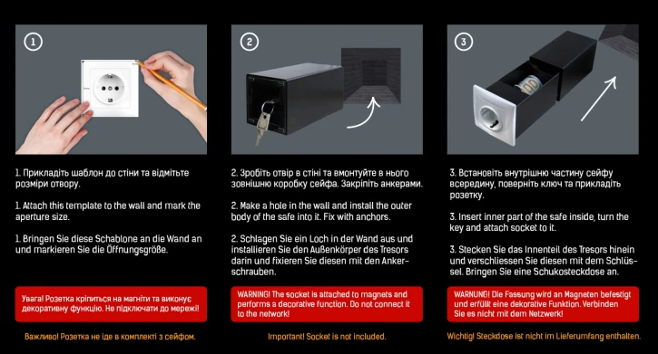 Сейф встроенный Griffon SK.1 фото 9