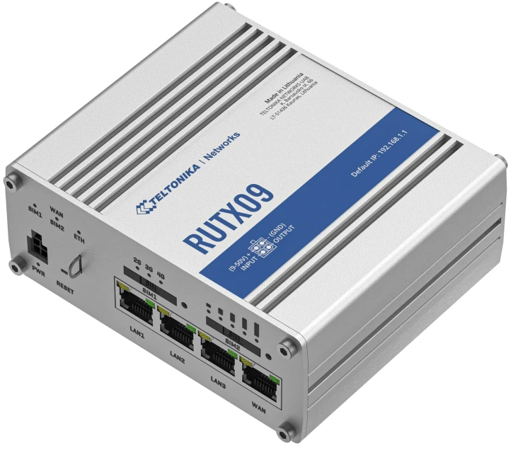 Маршрутизатор 4G LTE Dual-SIM GPS IoT Teltonika RUTX09 фото 2