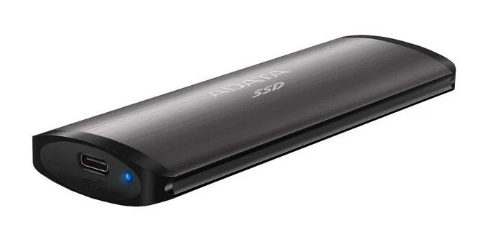 Накопитель SSD A-Data SE760 USB 3.2 256GB Titanium (ASE760-256GU32G2-CTI) фото 3