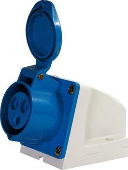 Розетка E.Next e.socket.pro.3.32 230В, 32А Blue (p012002)