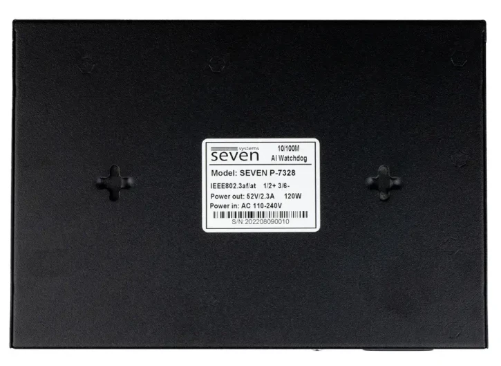 PoE комутатор SEVEN P-7328 фото 4