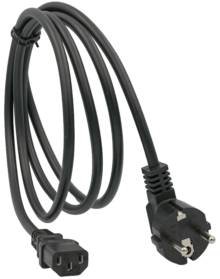 Кабель живлення Kingda С13-CEE 7/7 1 м (CMS-PC6065-0.75-1m)
