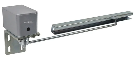 Доводчик для калитки Cisa C1310.11.1.97 пружинный до 55 кг левый серый (41369)