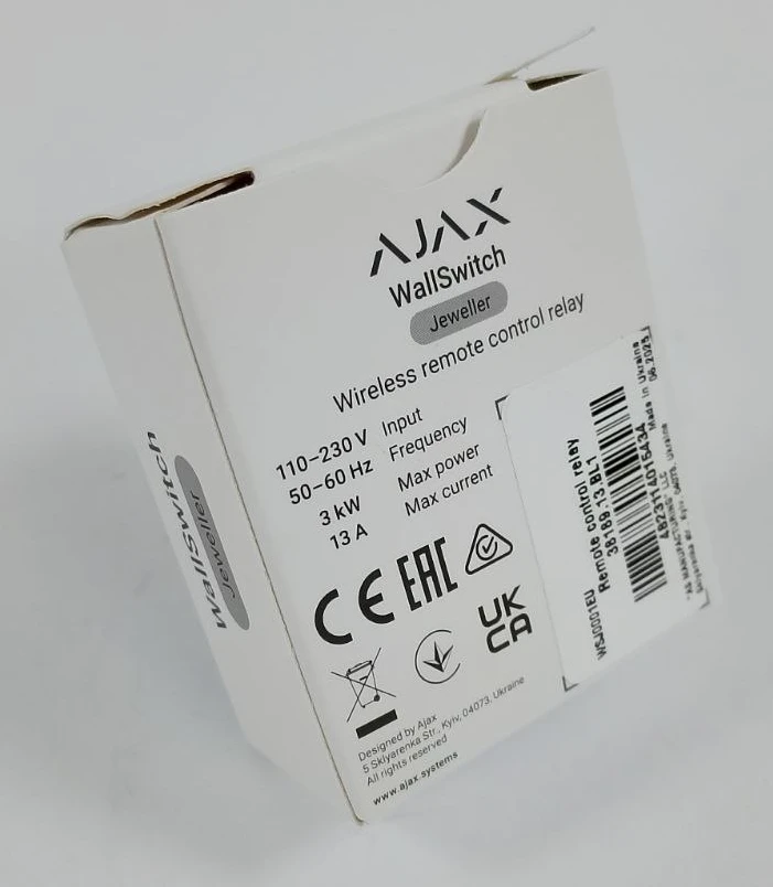 (Уценка) Контроллер Ajax WallSwitch для управления приборами фото 2