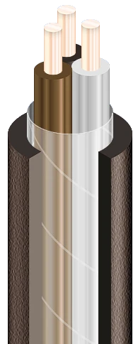 Кабель силовий Одескабель ВВГнгLS 3х1.5 фото 2