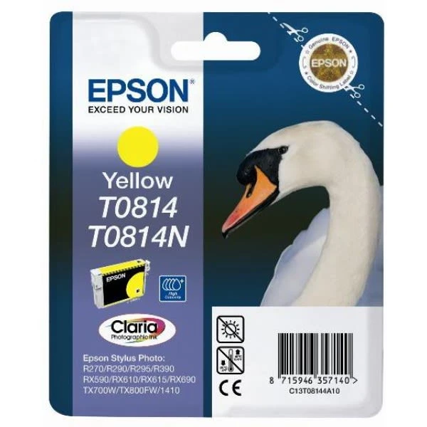 Картридж Epson Т0814 Yellow (C13T08144A/ C13T11144A10)