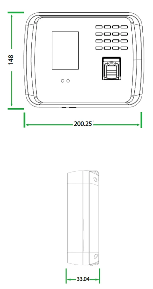 Биометрический терминал ZKTeco MB460 фото 5