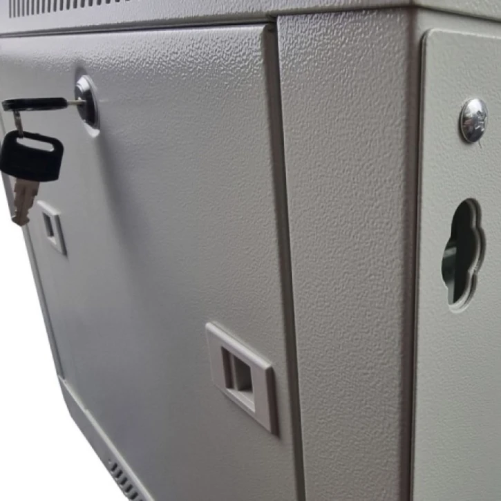 Шафа настінна Adtek DE-19" 15U-600-600 сіра (DE-15U-600-600-G) фото 6