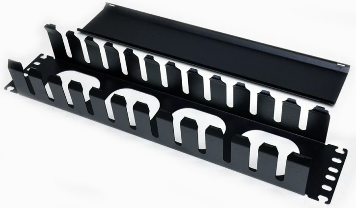 Кабельный организатор CMS 2U с крышкой, черный (UA-CMS-CM-08BK) фото 2