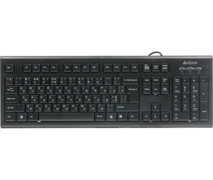 Комплект дротовий клавіатура + миша A4Tech KR-8520D Black фото 3