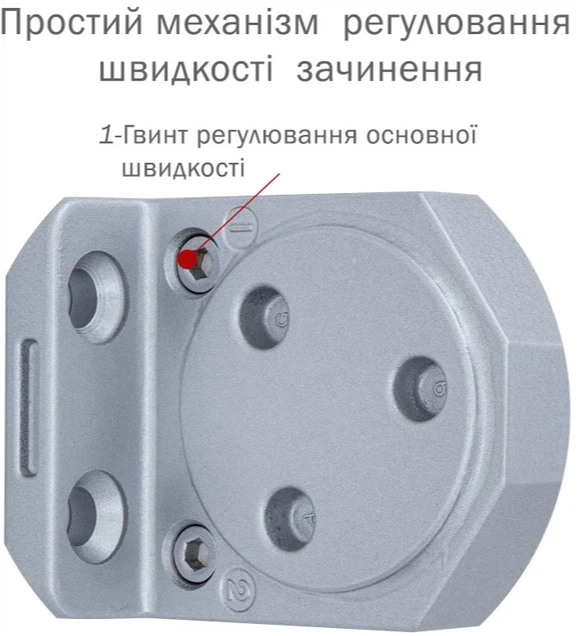 Доводчик дверной Ryobi 3550 DS-3550P BC/DA PRL_HO_ARM EN_1-5 до 100 кг 1250 мм Silver (RY27000005123) фото 8