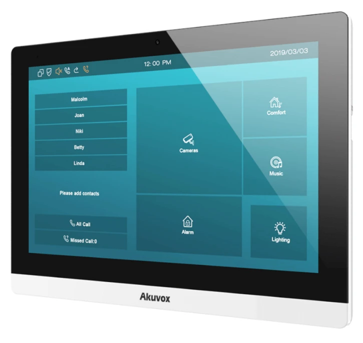 Відеодомофон Akuvox C317C Black фото 3