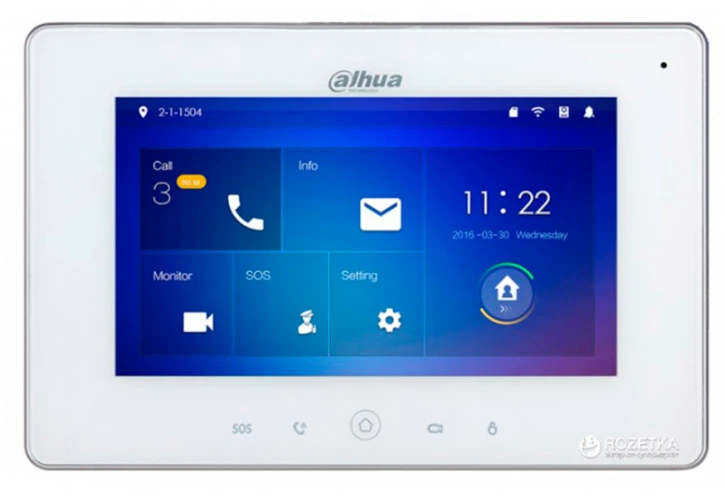 IP домофон Dahua DH-VTH5241DW White