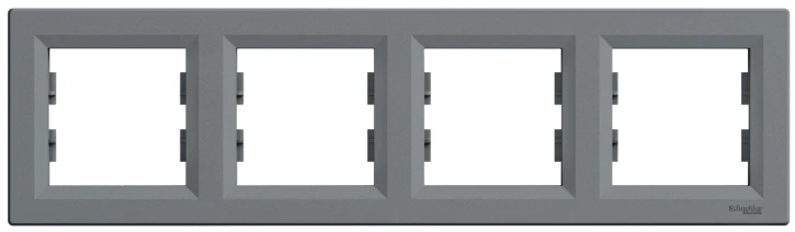 Рамка 4-постова Schneider Electric Asfora сталь (EPH5800462)