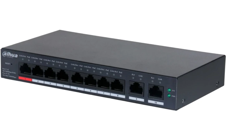 Комутатор Dahua DH-CS4010-8ET2GT-110