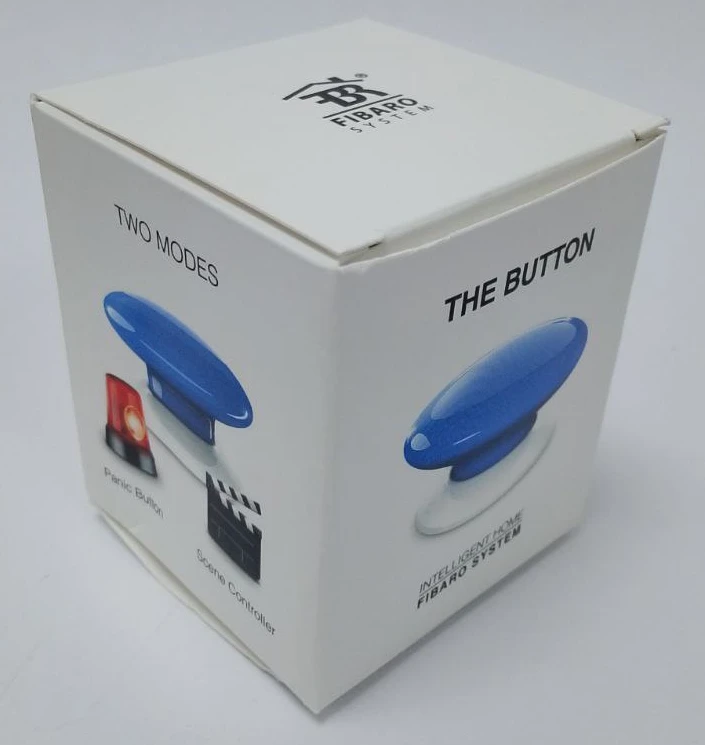 (Уценка) Кнопка управления Fibaro The Button Blue (FGPB-101-6) фото 2