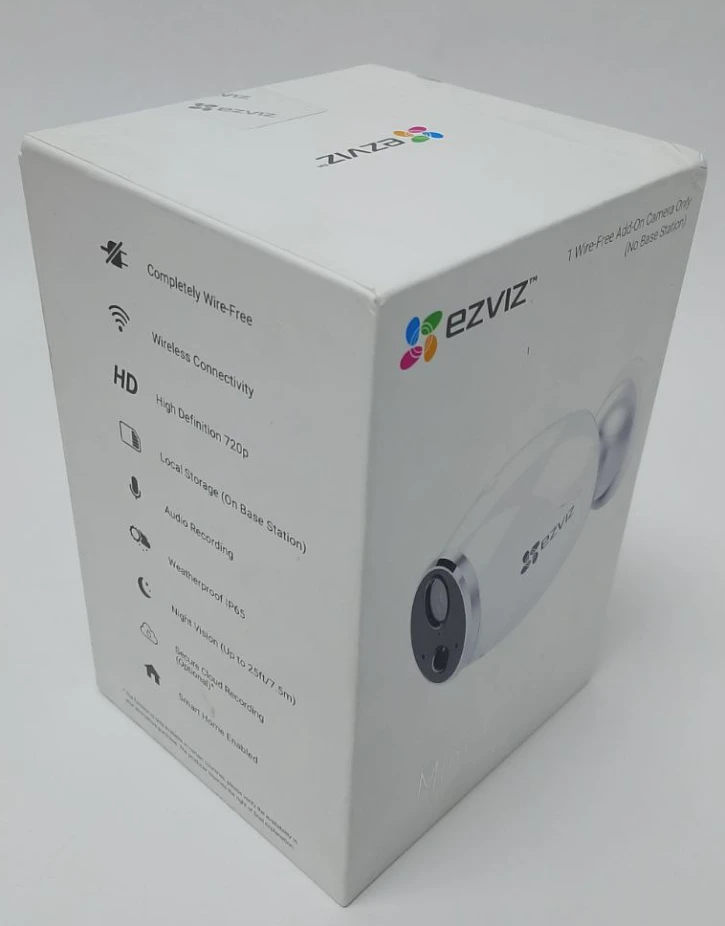 (Уцінка) IP-відеокамера корпусна Wi-Fi Ezviz CS-CV316 (2.0) White фото 2