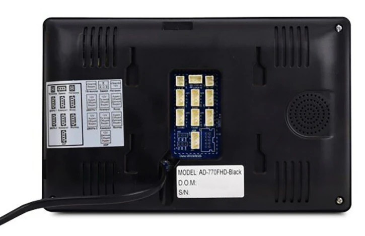 Видеодомофон Atis AD-770FHD/T Wi-Fi с поддержкой Tuya Smart Black фото 3