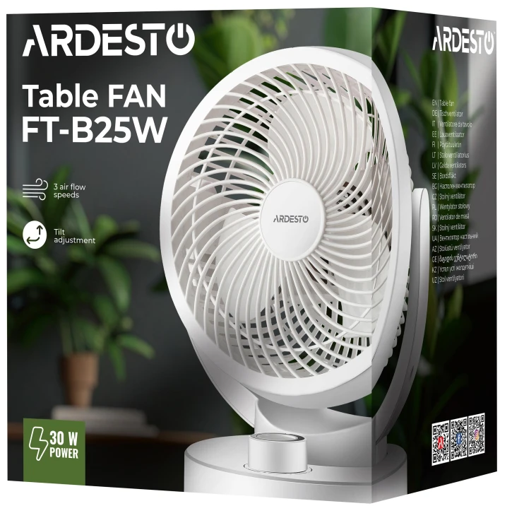 Вентилятор Ardesto FT-B25W фото 10
