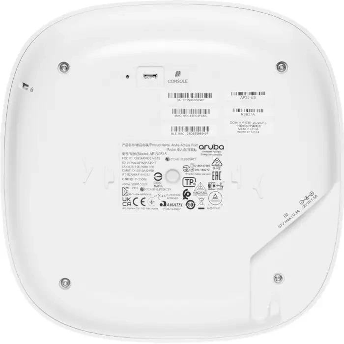 Точка доступу HP Aruba ІOn AP25 White (R9B28A) фото 3