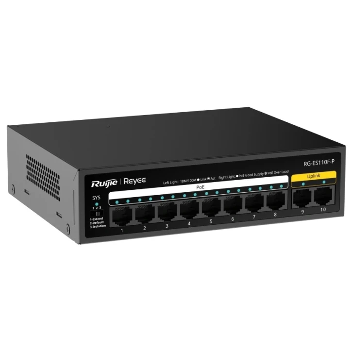 Комутатор Ruijie RG-ES110F-P фото 2