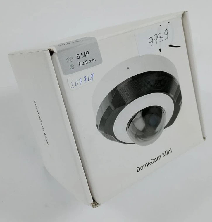 (Уцінка) Дротова охоронна IP-камера Ajax DomeCam Mini (5 Mp/2.8 mm) White