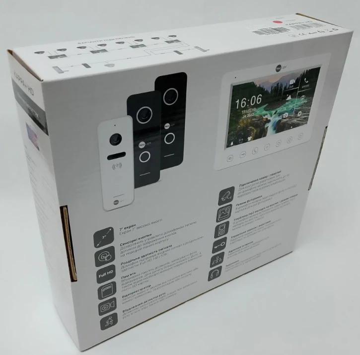 (Уценка) Видеодомофон Neolight Kappa+ HD Black фото 6