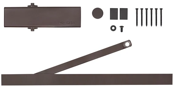 Доводчик дверной Cisa C2010.03.0.88 Professional Plus2 SLD до 60 кг FIRE коричневый (37927) фото 6