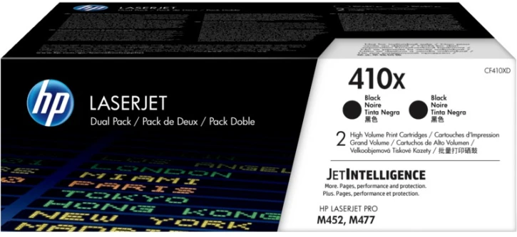 Картридж HP CLJ 410XD 2-pack 13K (M377, M452, M477) Black (CF410XD)