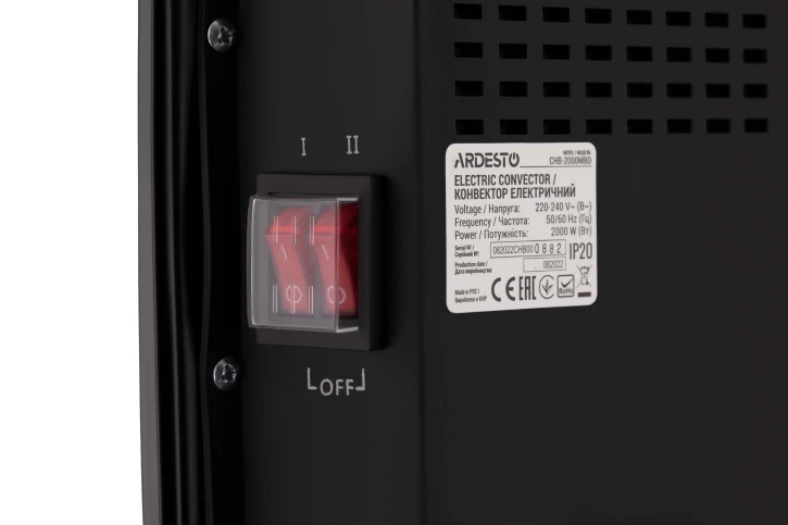 Конвектор Ardesto CHB-2000MBD фото 9