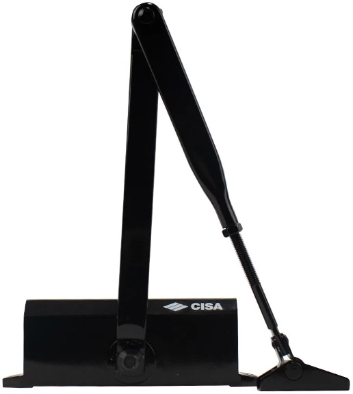 Доводчик дверний Cisa 60460/60470.03.0.44 STD до 80 кг чорний (37897) фото 4