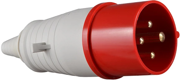 Вилка переносна Аско-Укрем ВП (16A, 400V, 3P+PE) White (A0080010002) фото 2