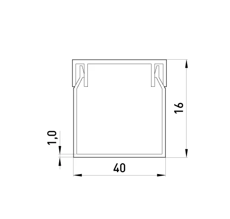 Кабель-канал E.Next 40х16 мм белый (s033006) фото 2