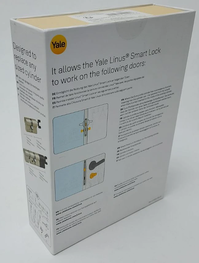 (Уцінка) Циліндр Yale 60-125 30-60Ext x 30-65Int CAM LINUS Adjustable 2KEY NST (YAL-05/501000/SN) фото 7