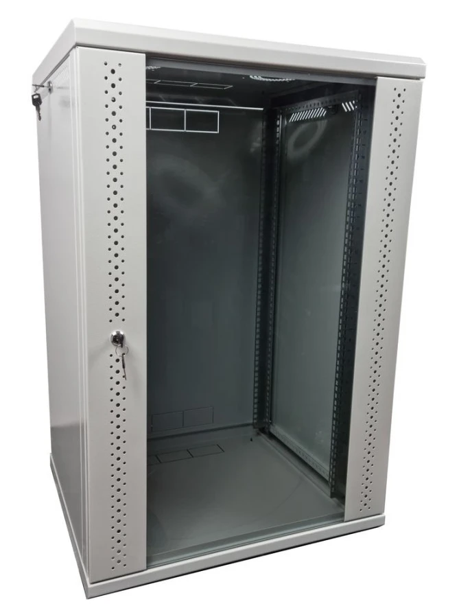 Шафа настінна E-server 18U, 600х500х907 сіра (ES-Е1850G) фото 3