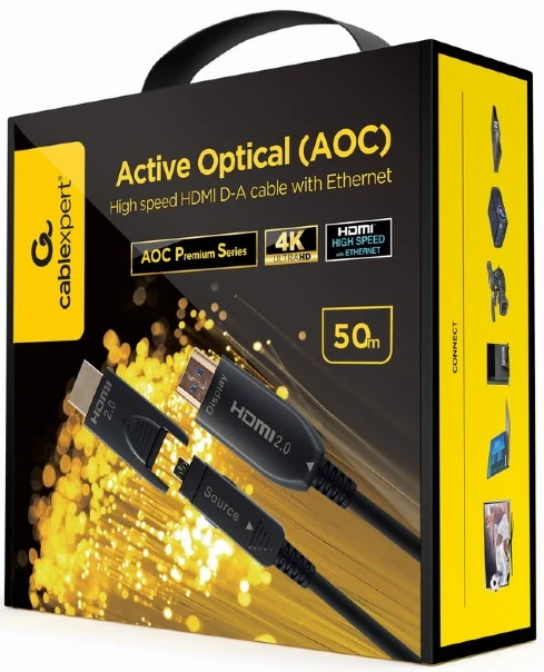 Кабель Cablexpert HDMI M - HDMI M "AOC Premium Series" 50м (CCBP-HDMID-AOC-50M) фото 2