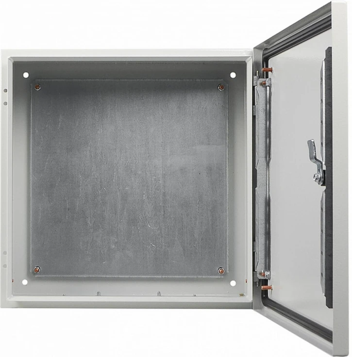 Корпус металевий Аско-Укрем UBox 40*40*20 з монтажною панеллю (A0260020052) фото 2