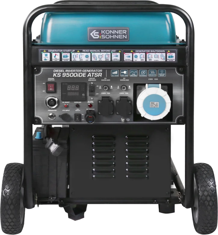 Дизельный инверторный генератор Könner & Söhnen KS 9500iDЕ ATSR фото 6