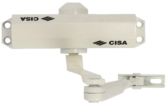 Доводчик дверной Cisa 60460/60470.03.0.45 STD до 80 кг белый (36490) фото 3